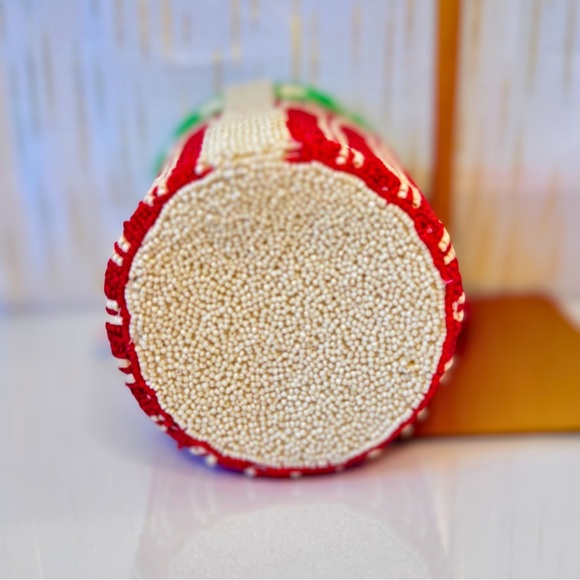 Beaded Red Raspberry Jam Bag NWT | Viral Foodie Statement Purse | Summer Bag - Picture 8 of 11